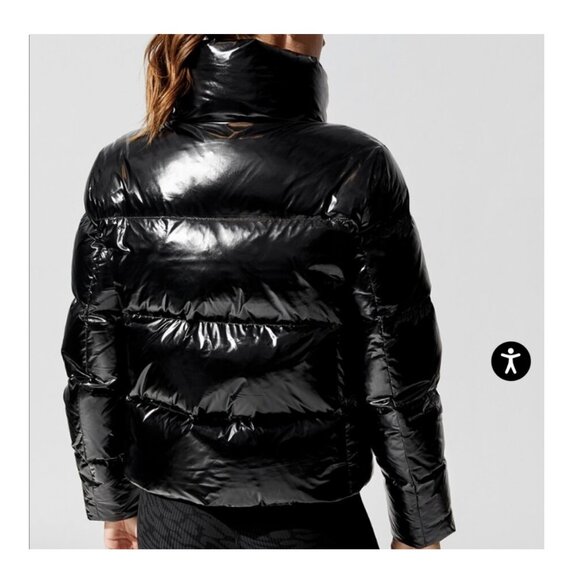 ‼️WOW ‼️Carbon 38 BLACK PUFFER JACKET IN TAKARA SHINE‼️ - Picture 11 of 14